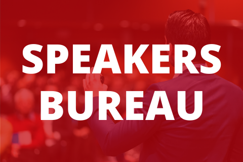SPEAKERS BUREAU (Register to provide a professional development presentation to a class or student org)