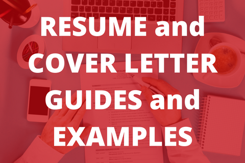 RESUMES and COVER LETTERS for Alumni